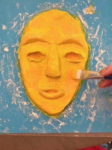 风干黏土笑脸雕塑制作教程-第17张图片-趣作屋