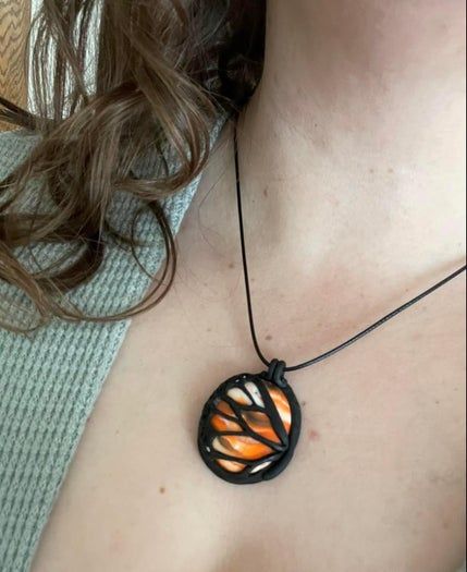 帝王蝶启发：自制人造玛瑙项链教程-第33张图片-趣作屋