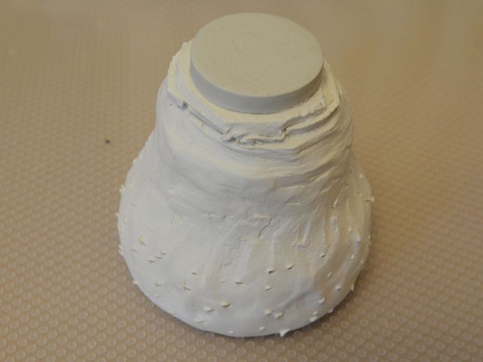 草莓造型花盆手工制作教程：风干黏土DIY创意容器-第13张图片-趣作屋