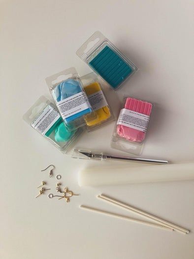 软陶糖果饰品制作教程-亲子DIY手作耳环-第2张图片-趣作屋