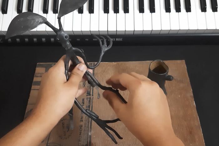 低成本手工制作魔法规培生物波克特笔座教程-第24张图片-趣作屋