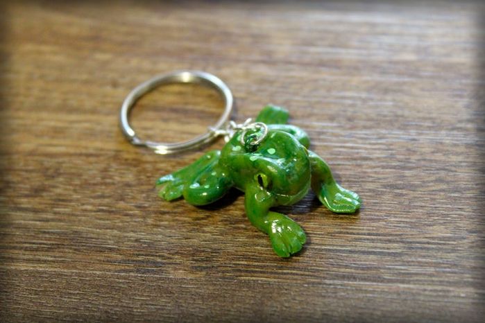 简单青蛙钥匙链手工制作教程-第26张图片-趣作屋