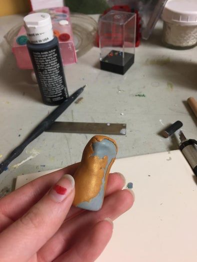 自制迷你无限手套教程-聚合物粘土DIY-第9张图片-趣作屋