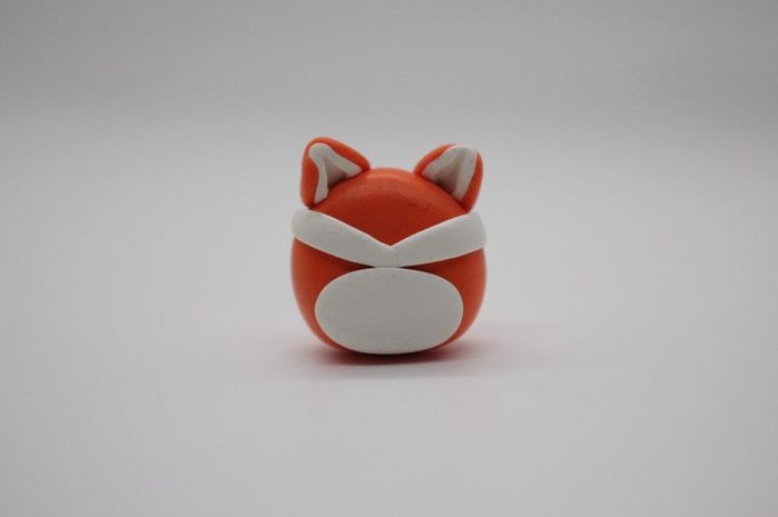 聚合物黏土狐狸挂件DIY教程-第16张图片-趣作屋