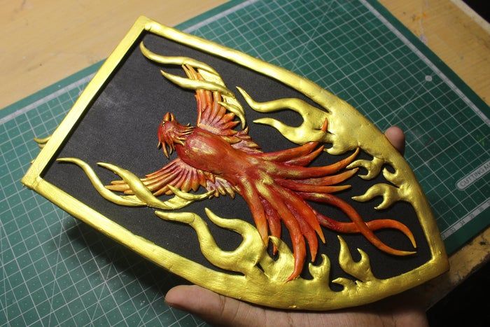 立体凤凰墙雕手工制作教程-低成本家庭DIY装饰品-第41张图片-趣作屋 立体凤凰墙雕手工制作教程-低成本家庭DIY装饰品-第41张图片-趣作屋