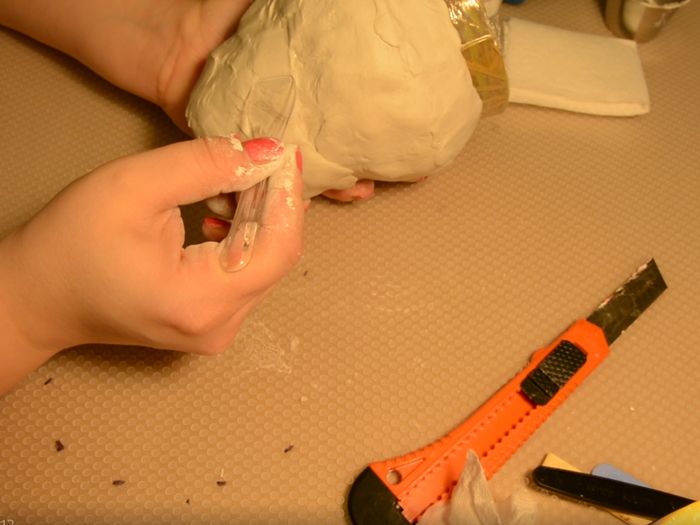 草莓造型花盆手工制作教程：风干黏土DIY创意容器-第18张图片-趣作屋