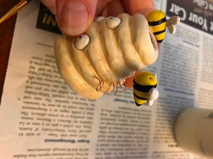 聚合物粘土手作蜂巢花器教程:空气凤梨支架DIY全攻略-第24张图片-趣作屋 聚合物粘土手作蜂巢花器教程:空气凤梨支架DIY全攻略-第24张图片-趣作屋