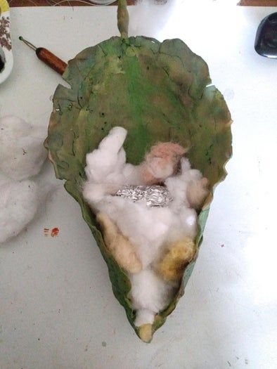 创意缝叶莺鸟巢手工制作教程-第27张图片-趣作屋