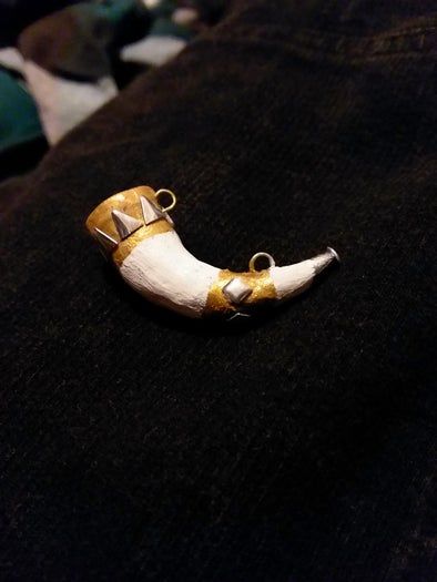 自制指环王刚铎号角教程-聚合物粘土迷你版制作-第17张图片-趣作屋