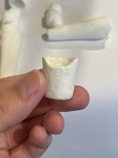 自制球形关节可动人偶教程：风干粘土与弹力绳的创意制作-第14张图片-趣作屋