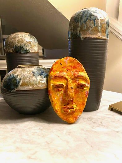 风干黏土笑脸雕塑制作教程-第26张图片-趣作屋