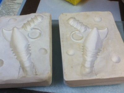 自制蜡模射线枪教程:石膏模具与高温烧制全流程-第15张图片-趣作屋 自制蜡模射线枪教程:石膏模具与高温烧制全流程-第15张图片-趣作屋