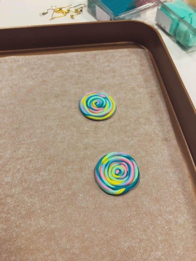 软陶糖果饰品制作教程-亲子DIY手作耳环-第17张图片-趣作屋