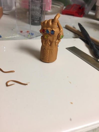 自制迷你无限手套教程-聚合物粘土DIY-第14张图片-趣作屋