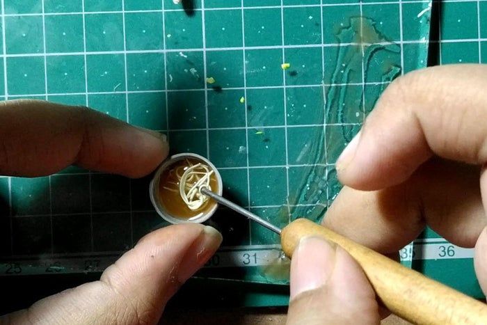 自制黏土微缩拉面碗教程-低成本DIY步骤详解-第22张图片-趣作屋