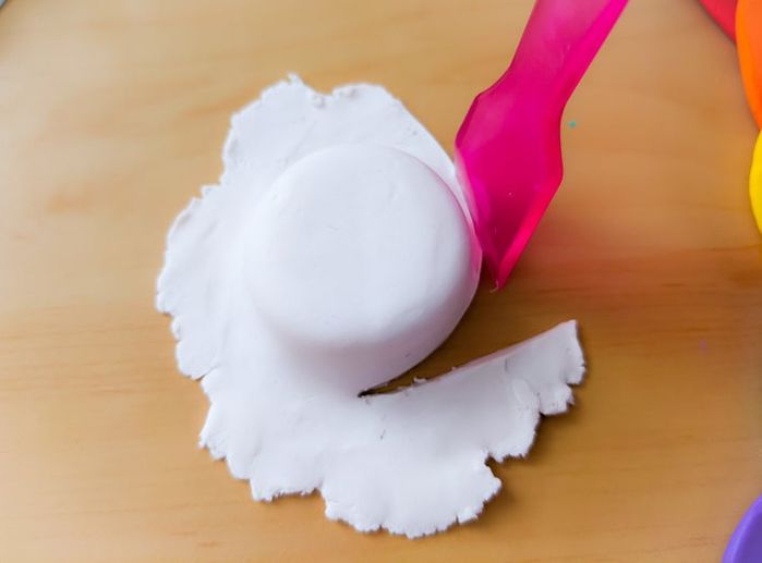 彩虹黏土蛋糕DIY教程-手工制作迷你创意摆件-第8张图片-趣作屋