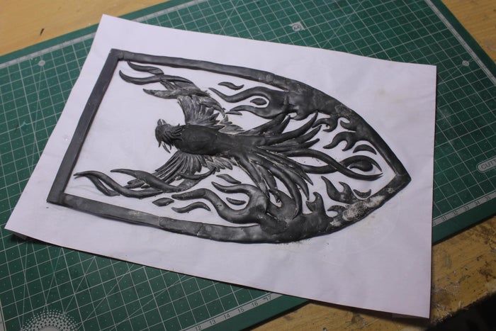 立体凤凰墙雕手工制作教程-低成本家庭DIY装饰品-第24张图片-趣作屋 立体凤凰墙雕手工制作教程-低成本家庭DIY装饰品-第24张图片-趣作屋