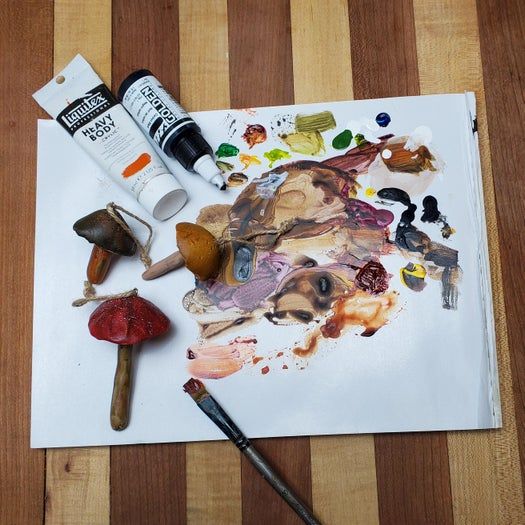 逼真圣诞蘑菇装饰品手工制作教程-第6张图片-趣作屋 逼真圣诞蘑菇装饰品手工制作教程-第6张图片-趣作屋