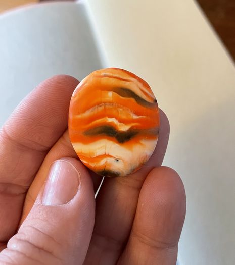 帝王蝶启发：自制人造玛瑙项链教程-第22张图片-趣作屋