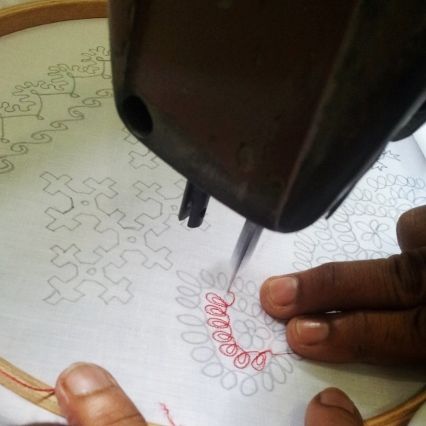 轻松掌握缝纫机绳绣技巧教程-第10张图片-趣作屋 轻松掌握缝纫机绳绣技巧教程-第10张图片-趣作屋