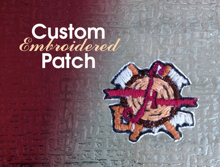 手工刺绣社交媒体标志补丁教程-第1张图片-趣作屋