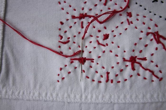 DIY牛仔夹克Sashiko刺绣教程：从零开始的创意手工改造-第36张图片-趣作屋