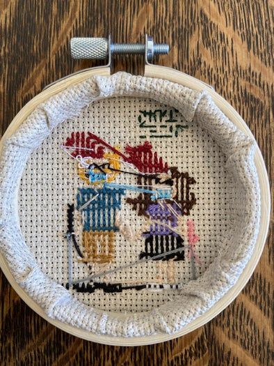 圣诞节十字绣装饰品DIY教程:手工制作个性化挂饰-第14张图片-趣作屋 圣诞节十字绣装饰品DIY教程:手工制作个性化挂饰-第14张图片-趣作屋