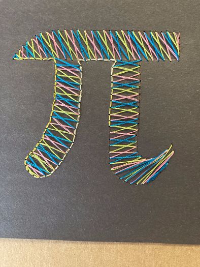 创意手工教程：在纸上刺绣圆周率π的DIY方法-第24张图片-趣作屋