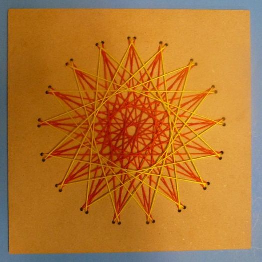 DIY弦艺术螺旋图案制作教程-第7张图片-趣作屋