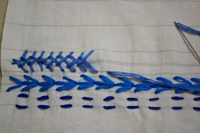 用刺绣线碎片制作多彩棉质围巾的详细教程-第10张图片-趣作屋