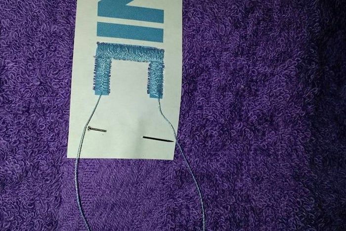 手工刺绣毛巾教程：低成本制作‘别慌’毛巾-第6张图片-趣作屋