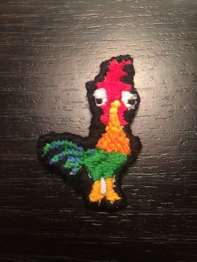 《海洋奇缘》Hei Hei刺绣贴片DIY教程-第36张图片-趣作屋