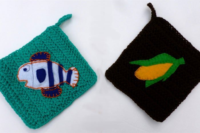 1970年代风格钩针锅垫DIY教程-第11张图片-趣作屋