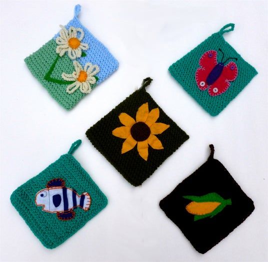 1970年代风格钩针锅垫DIY教程-第1张图片-趣作屋