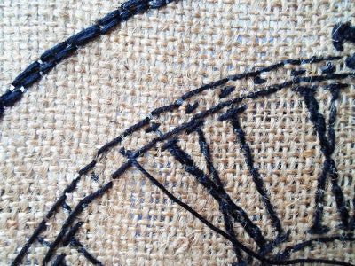 复古麻布手工刺绣挂钟制作教程-第22张图片-趣作屋 复古麻布手工刺绣挂钟制作教程-第22张图片-趣作屋