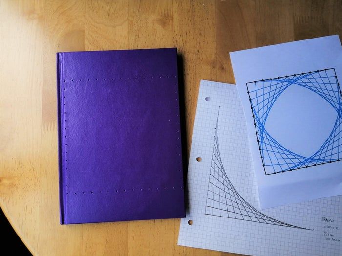 手工刺绣几何图案制作教程：弦艺术与刺绣结合的创意项目-第7张图片-趣作屋