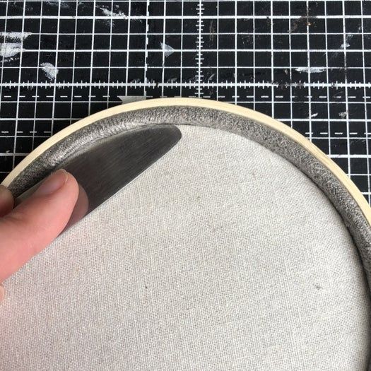 零成本刺绣作品装裱教程，环保手工制作方法-第16张图片-趣作屋