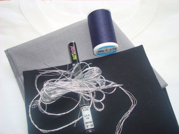 手工制作天际线图案T恤教程-第5张图片-趣作屋