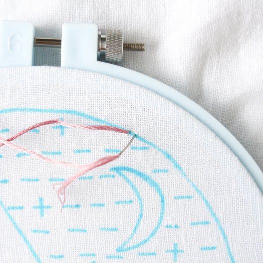 免费山景刺绣针法教程：掌握8种基础刺绣技巧-第7张图片-趣作屋