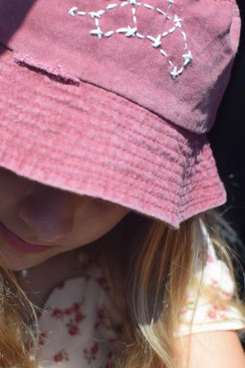 DIY渔夫帽星座刺绣教程-第14张图片-趣作屋