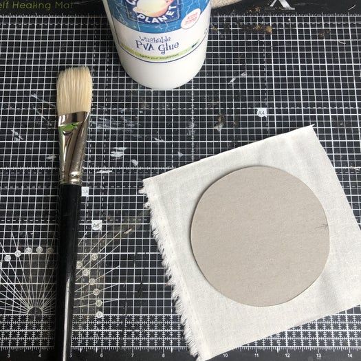 零成本刺绣作品装裱教程，环保手工制作方法-第10张图片-趣作屋