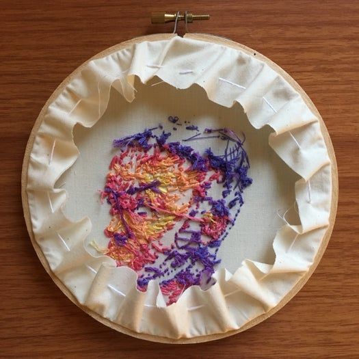 零基础也能DIY线描风格刺绣肖像教程-第18张图片-趣作屋 零基础也能DIY线描风格刺绣肖像教程-第18张图片-趣作屋