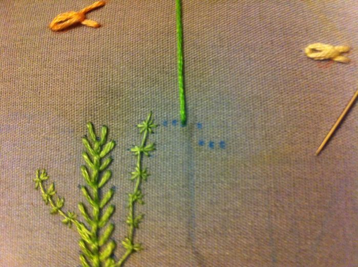 刺绣基础针法教程：轻松掌握自然图案绣法-第27张图片-趣作屋
