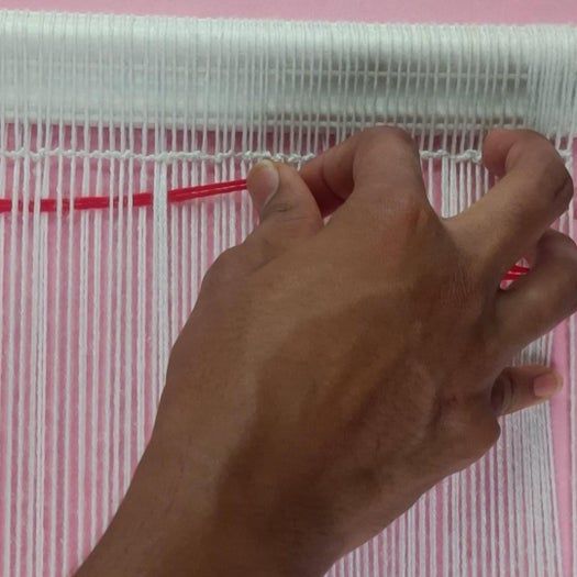 低成本羊毛网格图案手工制作教程-第17张图片-趣作屋