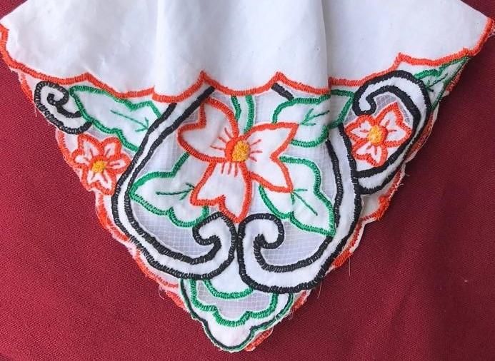 复古手帕手工刺绣教程：打造精美镂空网布手帕-第2张图片-趣作屋