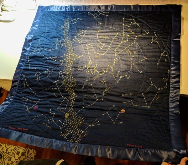 DIY星座被子制作教程:记录宝宝出生时刻的璀璨星空-第1张图片-趣作屋 DIY星座被子制作教程:记录宝宝出生时刻的璀璨星空-第1张图片-趣作屋