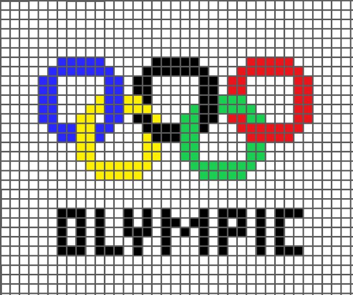 冬季奥运会主题十字绣教程：金牌、花环与五环刺绣全攻略-第21张图片-趣作屋