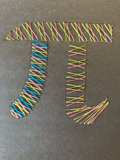 创意手工教程：在纸上刺绣圆周率π的DIY方法-第21张图片-趣作屋