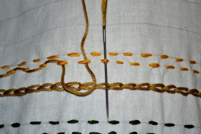 用刺绣线碎片制作多彩棉质围巾的详细教程-第19张图片-趣作屋