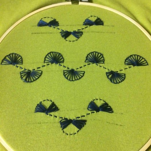 手工刺绣教程：在T恤上绣制靛蓝色图案-第2张图片-趣作屋